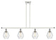 Innovations 516-4I-WPC-G654-6-LED 4-Light Island Light, White, Polished Chrome