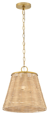 Lark Brynn Medium Pendant, Lacquered Brass
