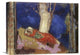 "A Woman Lying Under The Tree" Stretched Canvas Giclee by Odilon Redon, 16"x12"