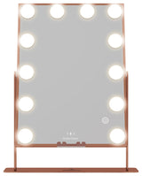 Hollywood XL Tri Tone LED Makeup Mirror, Rose Gold