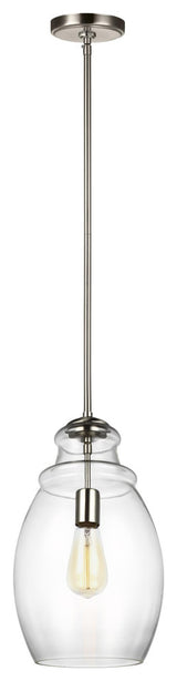 Marino 1-Light Pendant, Satin Nickel