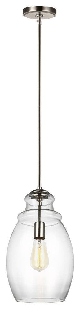 Marino 1-Light Pendant, Satin Nickel