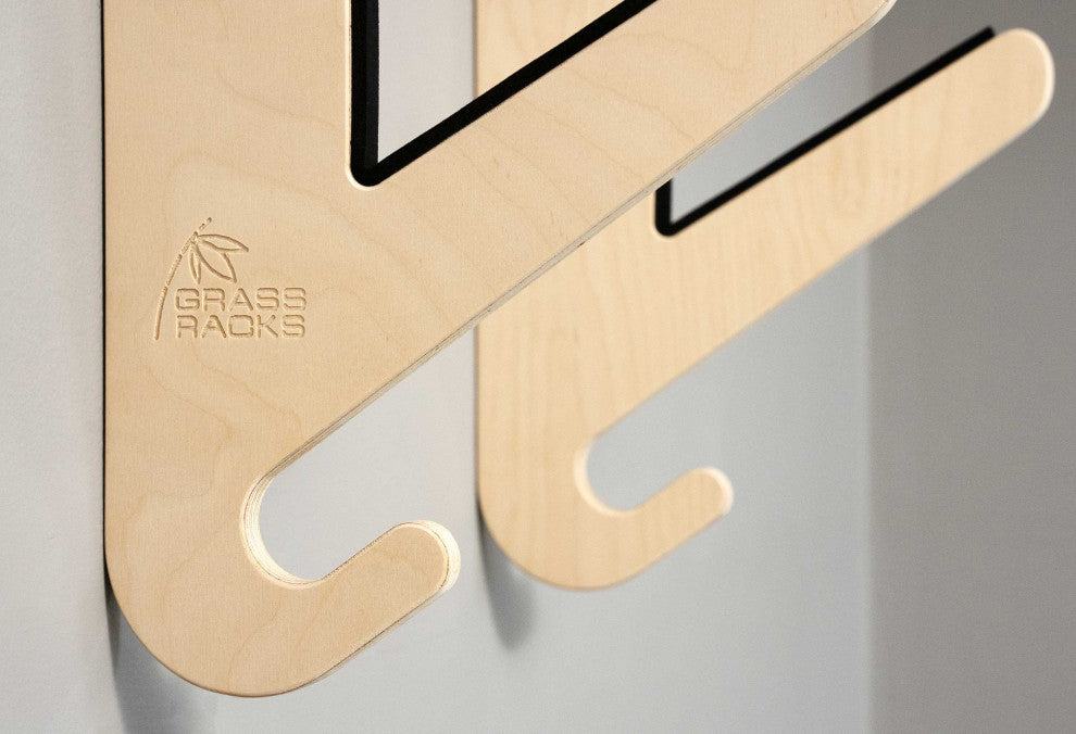 Bamboo Skateboard Rack & Snowboard Rack - The Moloka'i Series, Birch, Trip