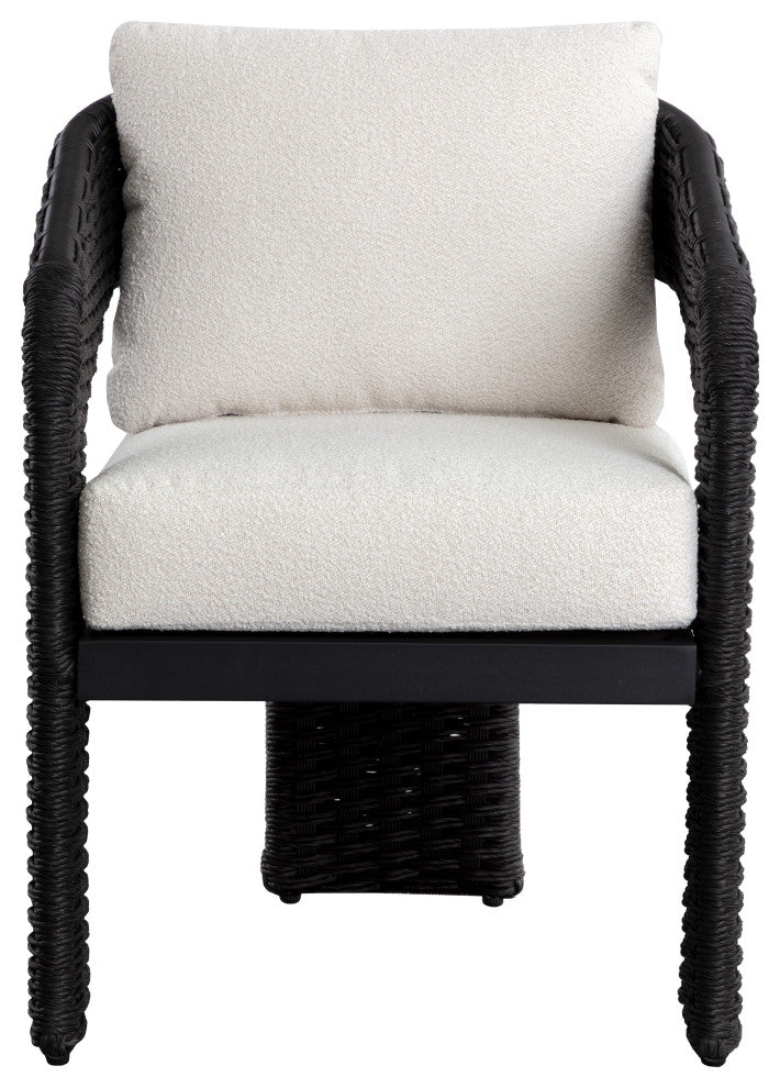 Pylos Dining Armchair, Black, Louis Cream