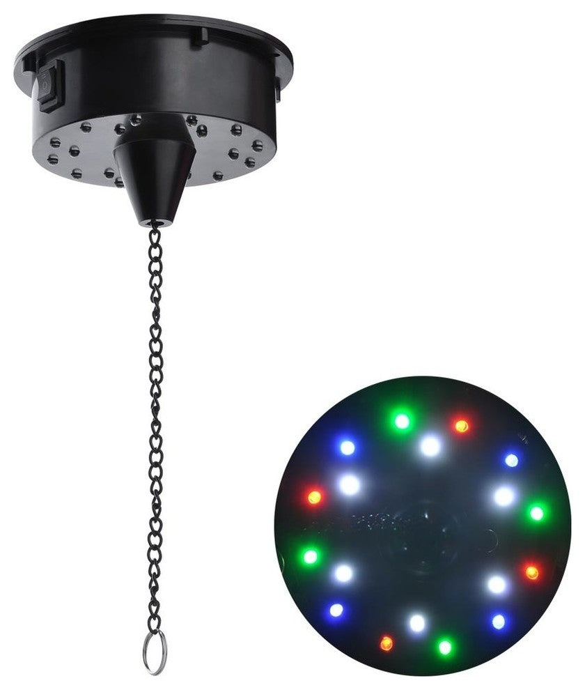 6Rpm Rgbw Light Rotating Motor 18Leds for Mirror Disco Ball 6" 8" 12"