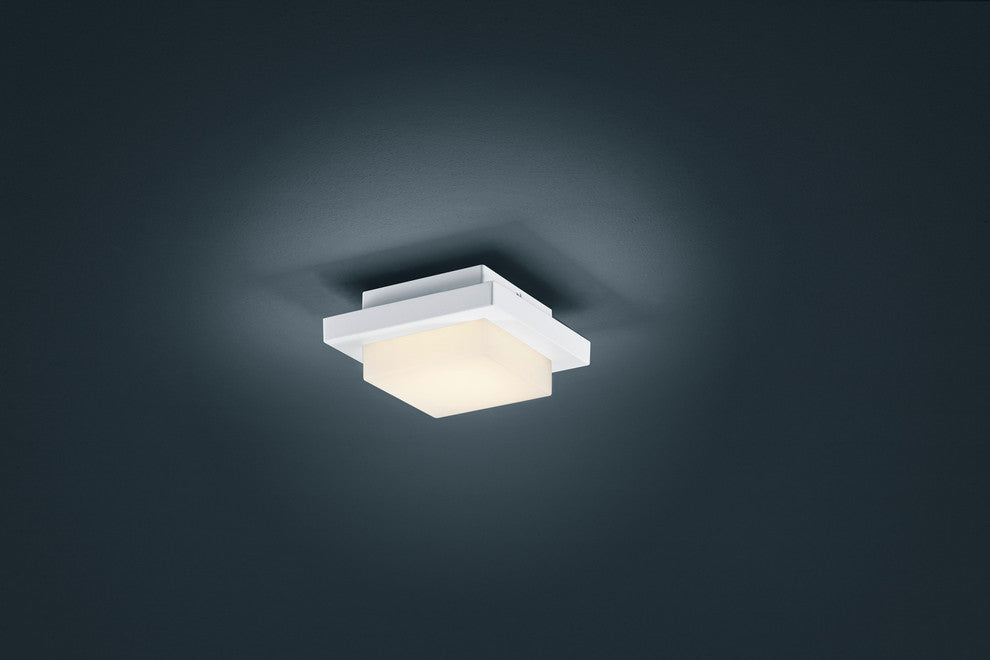 Hondo LED Outdoor Wall Sconce, White