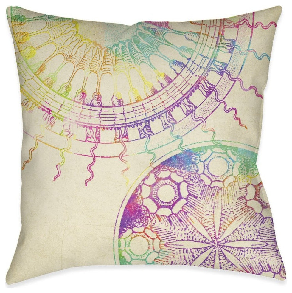 Laural Home Coastal Patterns 18" X 18" Indoor Decorative Pillow