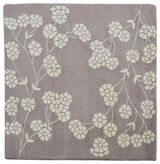 HAND TUFTED WOOL ECO-FRIENDLY AREA RUGS - Square,Beige White,Floral
