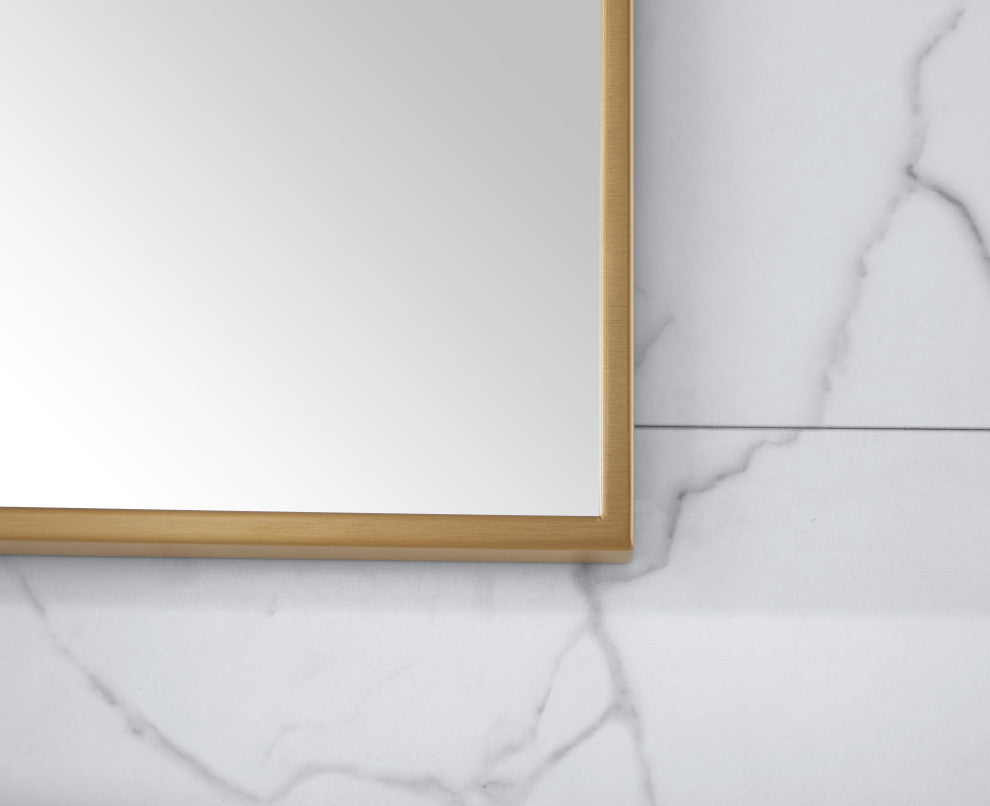 Avanity Sonoma Mirror, Metal Frame, 39.4", Brushed Gold