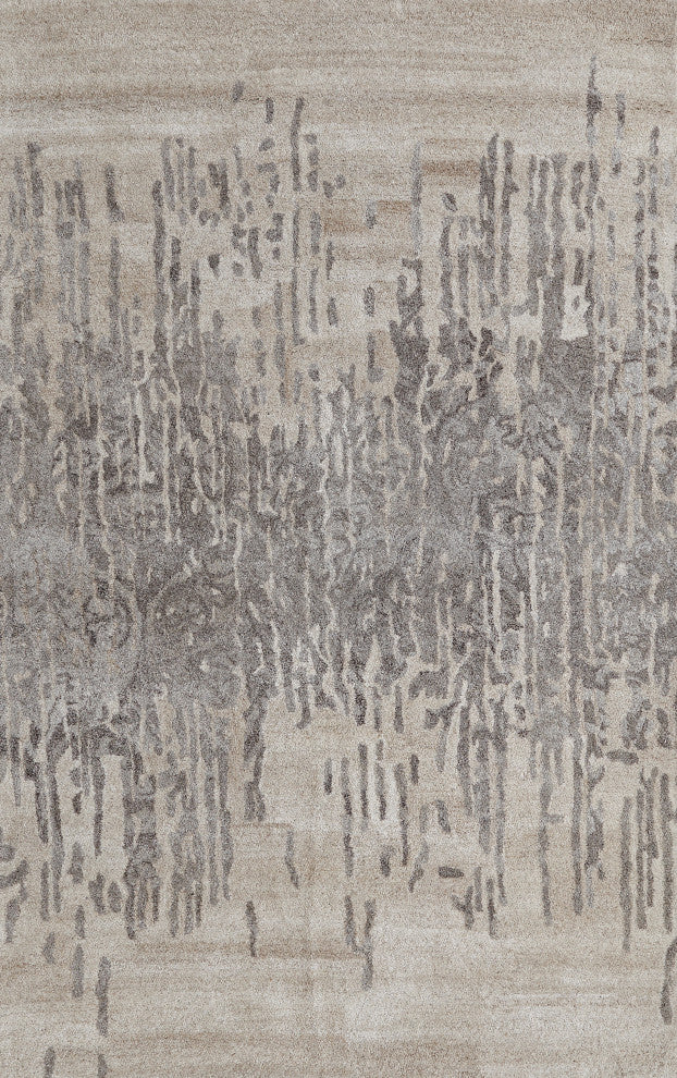 Posh 7803-717 Area Rug, Gray, 4'x6'