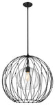 Zlite 1940P24-MB 1-Light Pendant, Clear