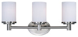 Maxim Lighting Cylinder 3-Light Bath Vanity Satin Nickel - 9053SWSN