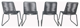 Set of 4 Neil Chair, Grey