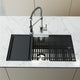 Mercer Single Bowl Stainless Steel Undermount Kitchen Sink with Accessories, 36" L X 20" W, Workstation