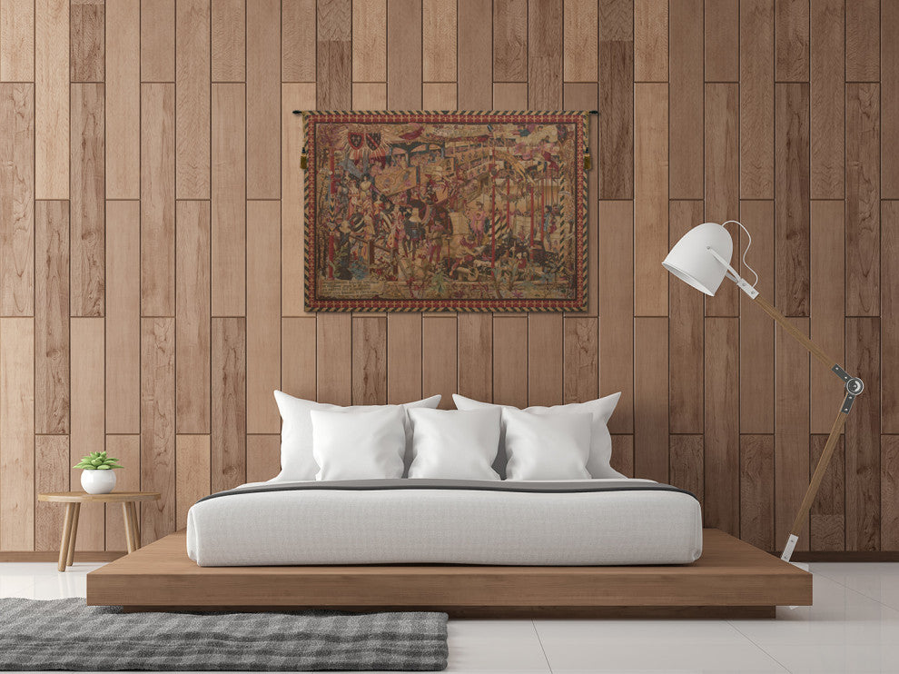 Le Tournai Horizontal European Tapestry Wall hanging