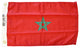 Morocco, 12"x18" Nylon Flag