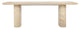 Aiden 87" Outdoor Dining Table, Beige
