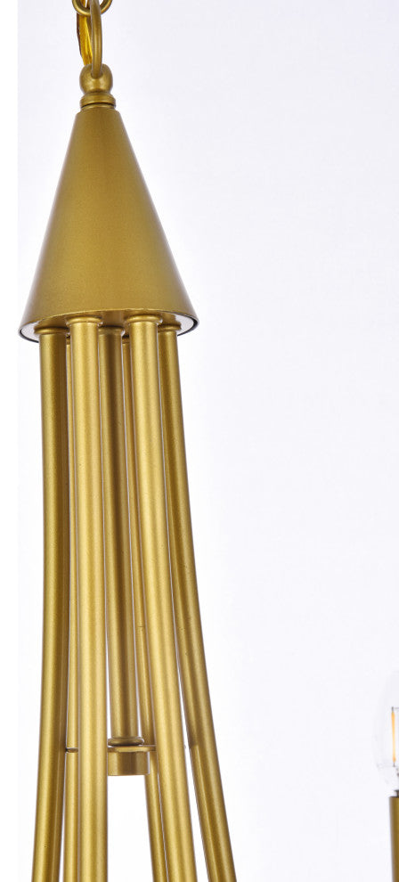 Chloe 42" Pendant, Brass