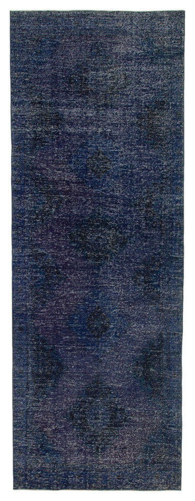 Rug N Carpet - Hand-knotted Anatolian 4' 5" x 12' 4" Rustic Runner Rug