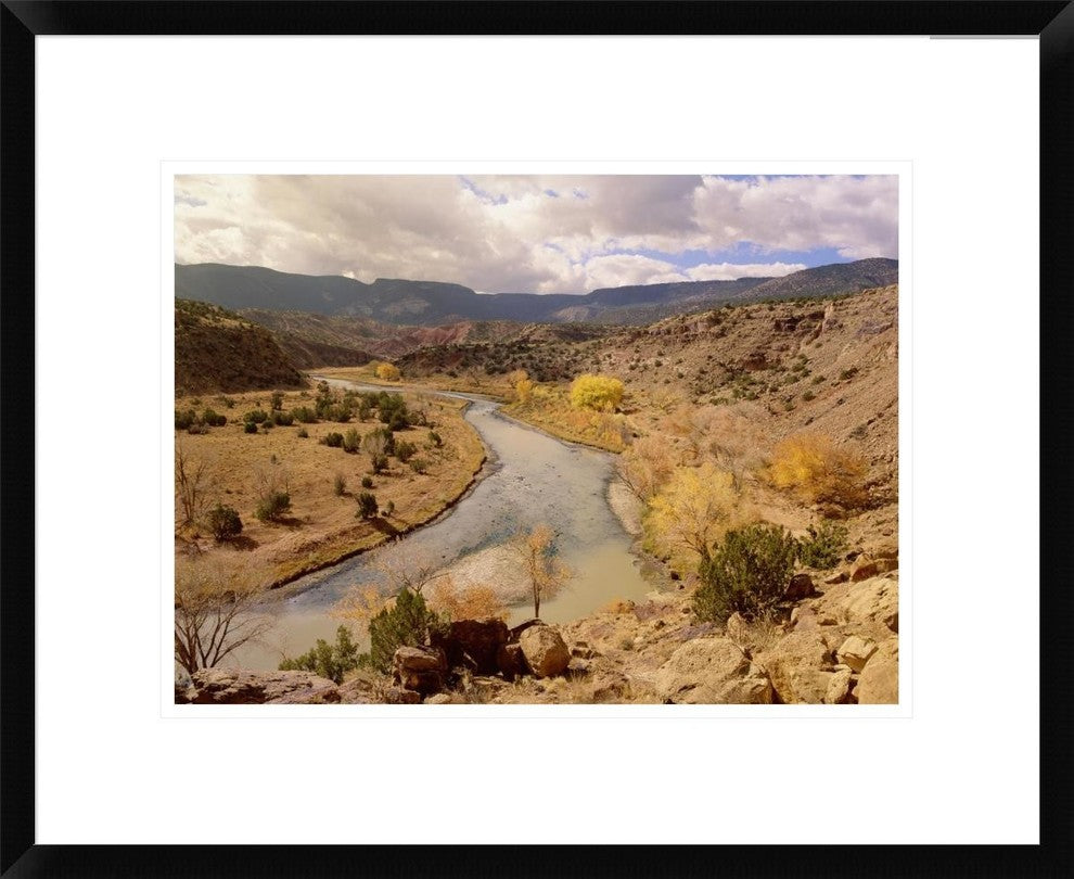 "Rio Chama in autumn, New Mexico" Framed Digital Print by Tim Fitzharris, 24x20"