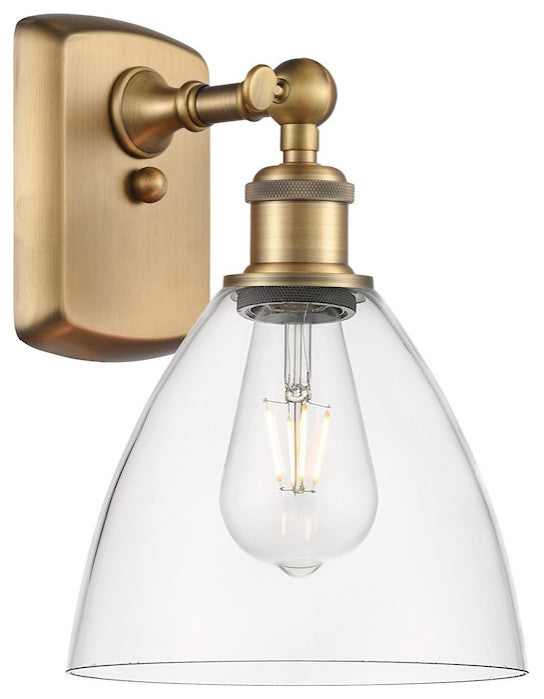 Innovations Lighting 516-1W-BB-GBD-752-LED Ballston Dome 1 Light 8" Sconce