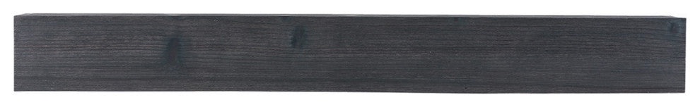 Weathered Beam Mantel, Gray, 48"