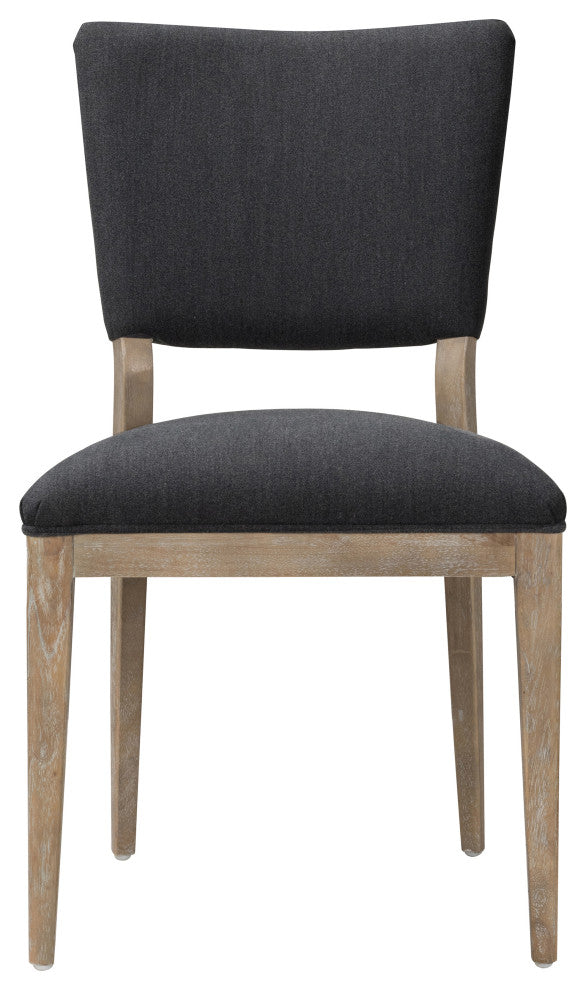 Phillip Upholstered Fabric Dining Chair, Set of 2, Gray