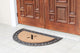 A1HC Natural Coir Monogrammed Door Mat For Front Door, 30"x48", X