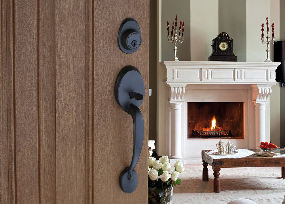Active Handle Set, Colonial Knob Interior Trim, Tuscan Bronze