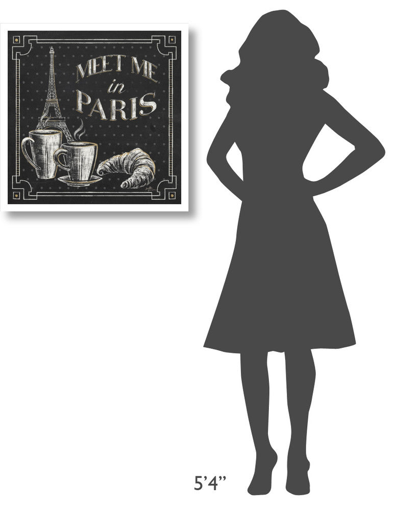 "Vive Paris VIII" Digital Paper Print by Janelle Penner, 26"x26"