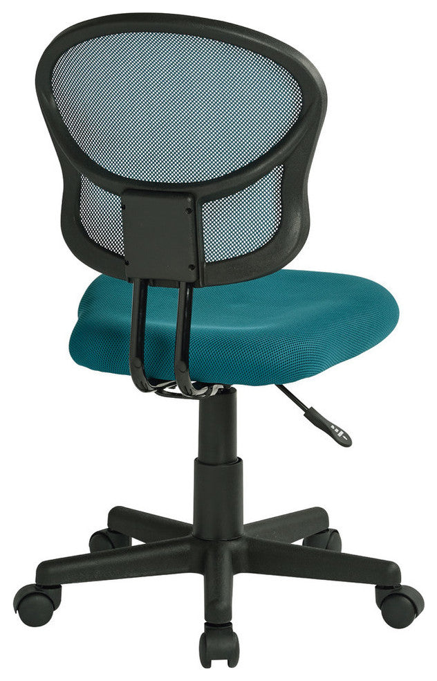 Mesh Task chair, Blue Fabric