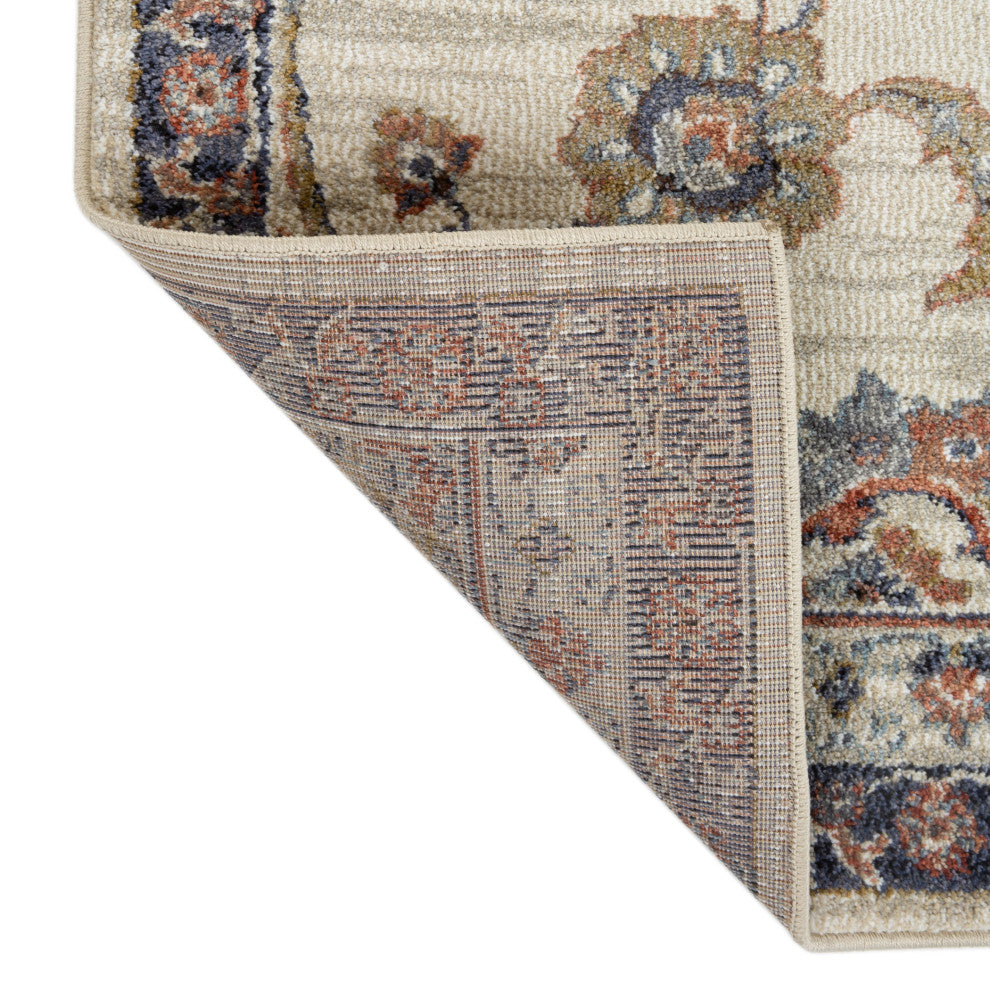 Jordan Bea Power-Loomed Polypropylene Area Rug, Ivory, 7'10"x10'2"