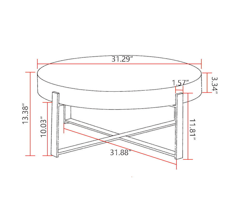 Gewnee  Round Coffee Table