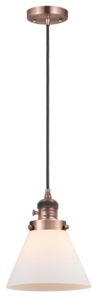INNOVATIONS 201CSW-AC-G41 1-Light Mini Pendant Antique Copper