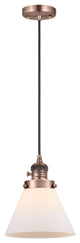 INNOVATIONS 201CSW-AC-G41 1-Light Mini Pendant Antique Copper