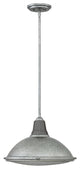 Hinkley Barstow Pendant Medium Pendant, Galvanized
