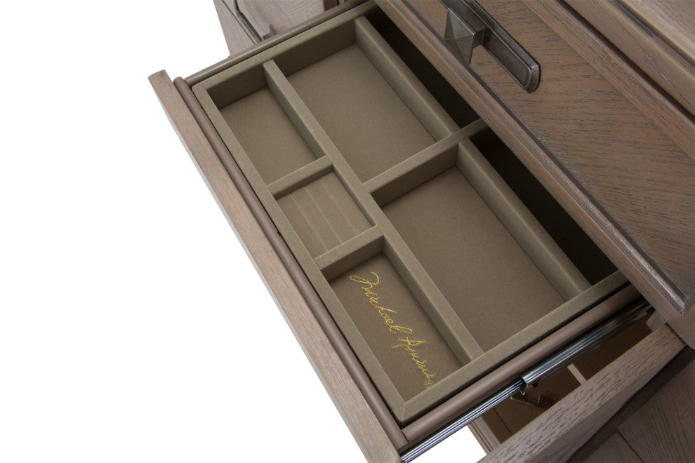 Tangier Coast Dresser With Mirror, Desert Sand