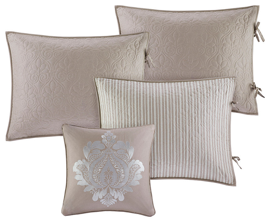 Madison Park Quebec 6 Piece Reversible Daybed Cover Set, Khaki