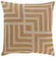 Surya Metallic Stamped MS-006 18" x 18" Pillow Kit