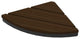 Invisia Brazilian Walnut Corner Shower Bathroom Seat Bench Elegant Spa Seating,