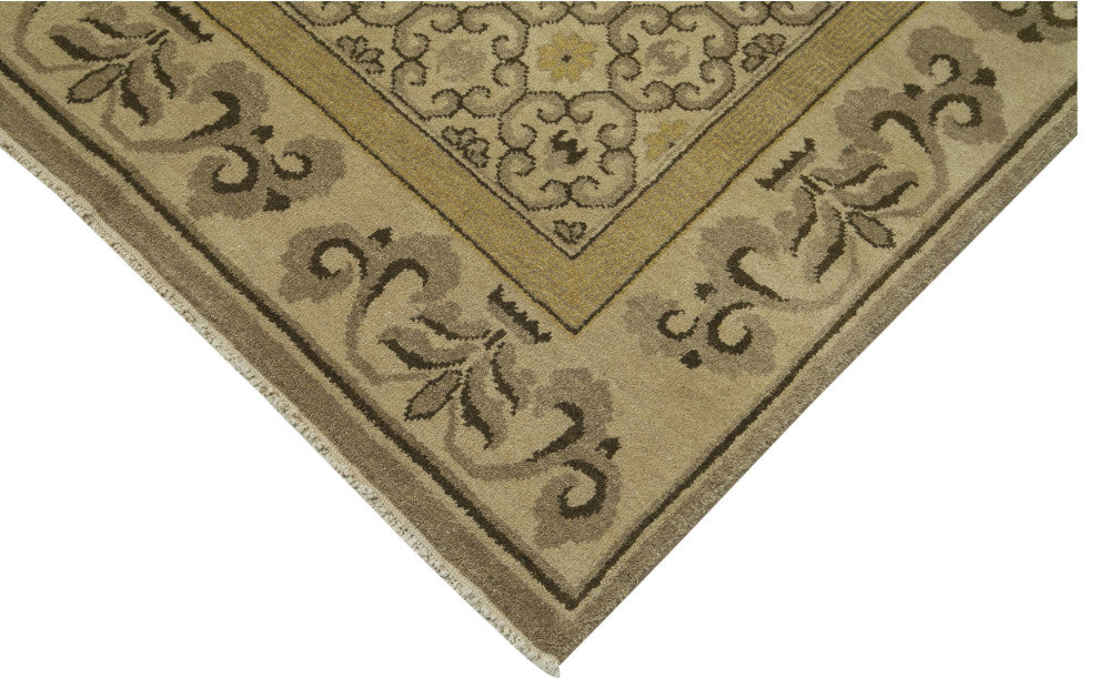Rug N Carpet - Handwoven Oriental 11' 10" x 18' 1" Large Oushak Area Rug