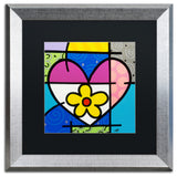 Roberto Rafael 'Big Heart II' Matted Framed Art