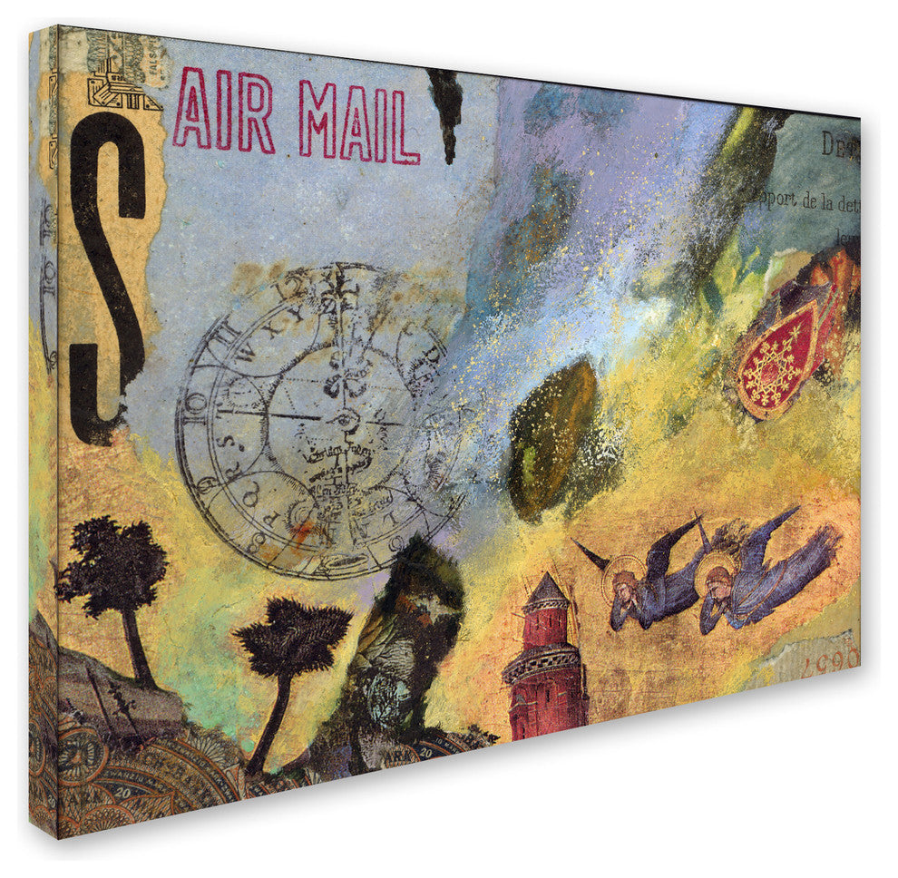 Nick Bantock ''Air Mail'' Canvas Art, 32x24
