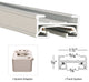WAC Lighting J Track Flexible Track Connector in White