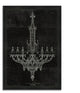 "Ornamental Metal Work Chandelier" By Wild Apple Portfolio,Framed Painting Print
