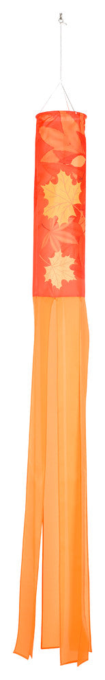 60" Leaf Design Column Windsock, Blows in the Wind
