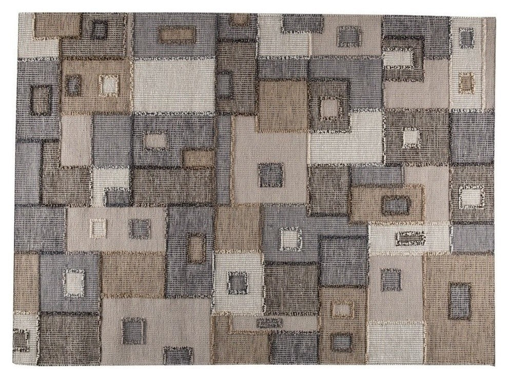 Khema8 Rug, Gray, 9''x12''