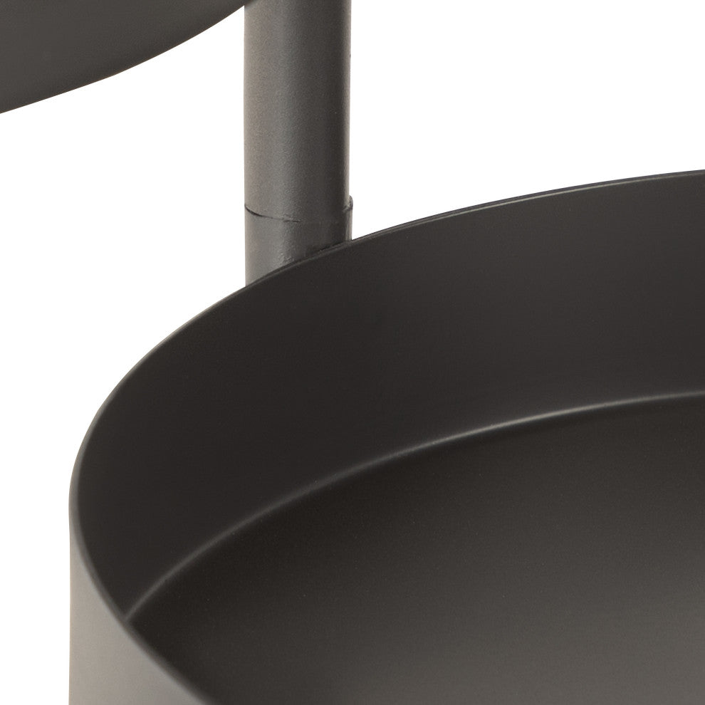 Finn Tiered Tabletop Planter, Gray 7.25x7.25x10