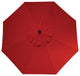 9' Market Umbrella, Red, Counter Height