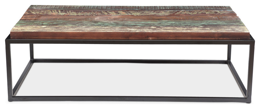 Asam Coffee table with solid reclaimed wood Top